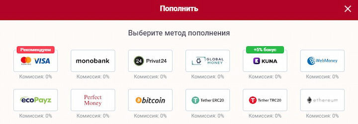детально про поповнення рахунку в онлайн казино Слотокінг