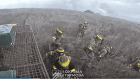 Село Надія звільнено від окупантів. Скриншот відео 3 ОШБр 3 ОШБр звільнила село Надія на Луганщині
