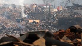 У Південній Кореї зросла кількість жертв лісових пожеж/Фото: Yonhap News Agency У Південній Кореї зросла кількість жертв лісових пожеж