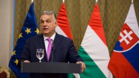 Правительство Венгрии настраивает граждан против Украины. Фото: GettyImages/Автор- Zuzana Gogova Виктор Орбан Венгрия