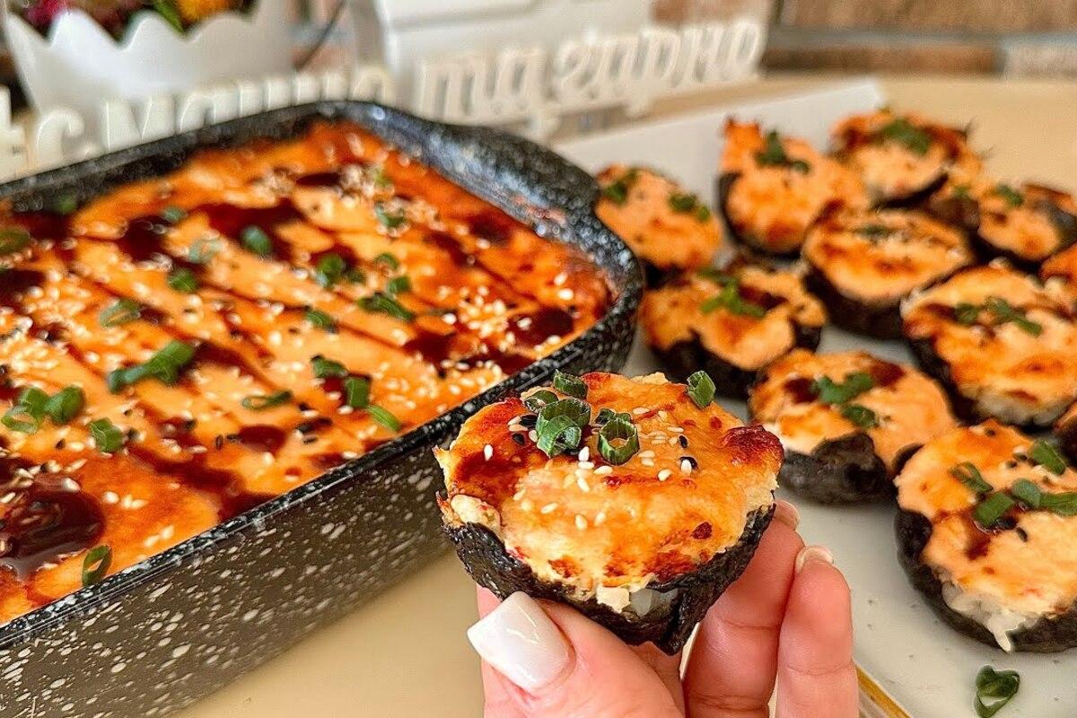 Быстрая суши-запеканка с крабовыми палочками: трендовый рецепт