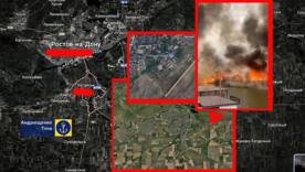 Вогонь активно просувається в бік аеродрому Батайськ — просто таке співпадіння Вогонь активно просувається в бік аеродрому Батайськ — просто таке співпадіння