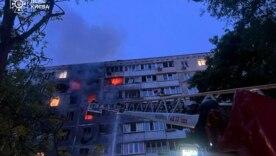 Последствия атаки Киева 7 мая/Фото: ГСЧС Последствия атаки Киева 7 мая/Фото: ГСЧС
