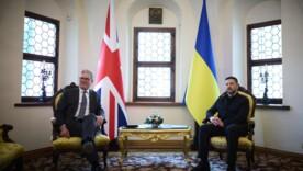 Зеленський і Стармер обговорили посилення оборонних спроможностей України. Фото: ОП Зеленський і Стармер