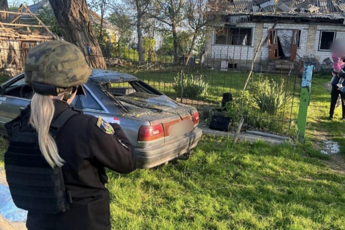 Наслідки атаки Київської області 21 травня/Фото: Нацполіція Наслідки атаки Київської області 21 травня/Фото: Нацполіція