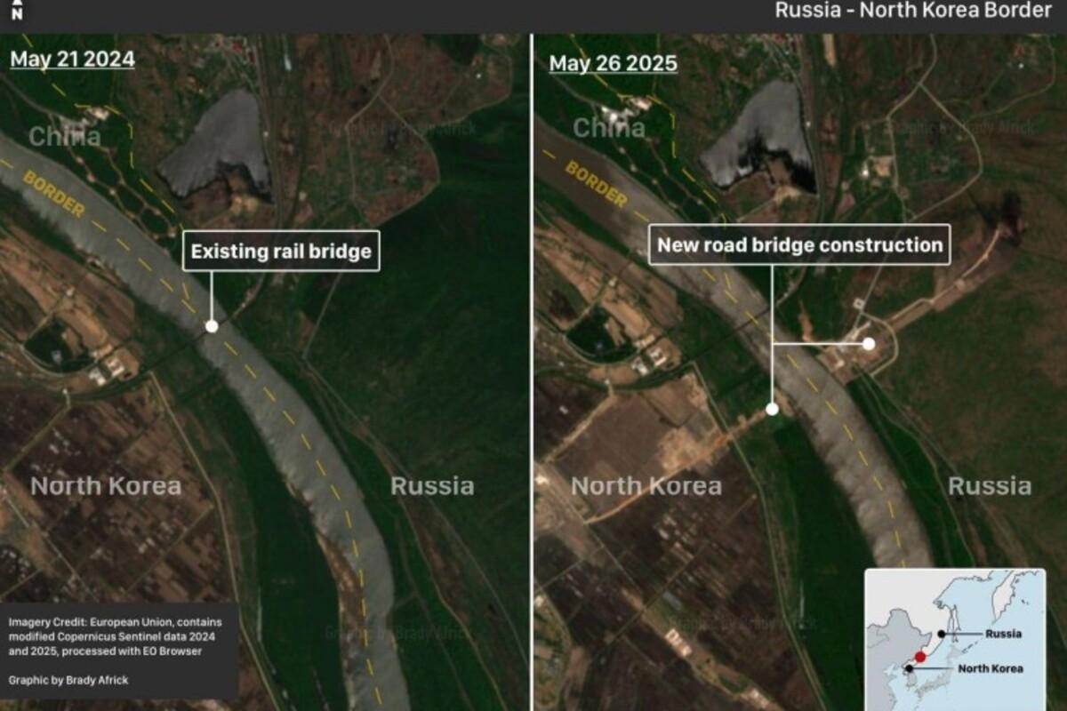 Строительство моста и усиление военного сотрудничества между КНДР и Россией является свидетельством формирования «оси зла» и попытки россии найти новые источники военной поддержки на фоне международной изоляции Строительство моста и усиление военного сотрудничества между КНДР и Россией является свидетельством формирования «оси зла» и попытки россии найти новые источники военной поддержки на фоне международной изоляции