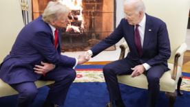 Трамп разразился острой критикой Байдена на фоне вопросов о его здоровье Фото: GettyImages/Автор-Alex Wong Трамп Байден