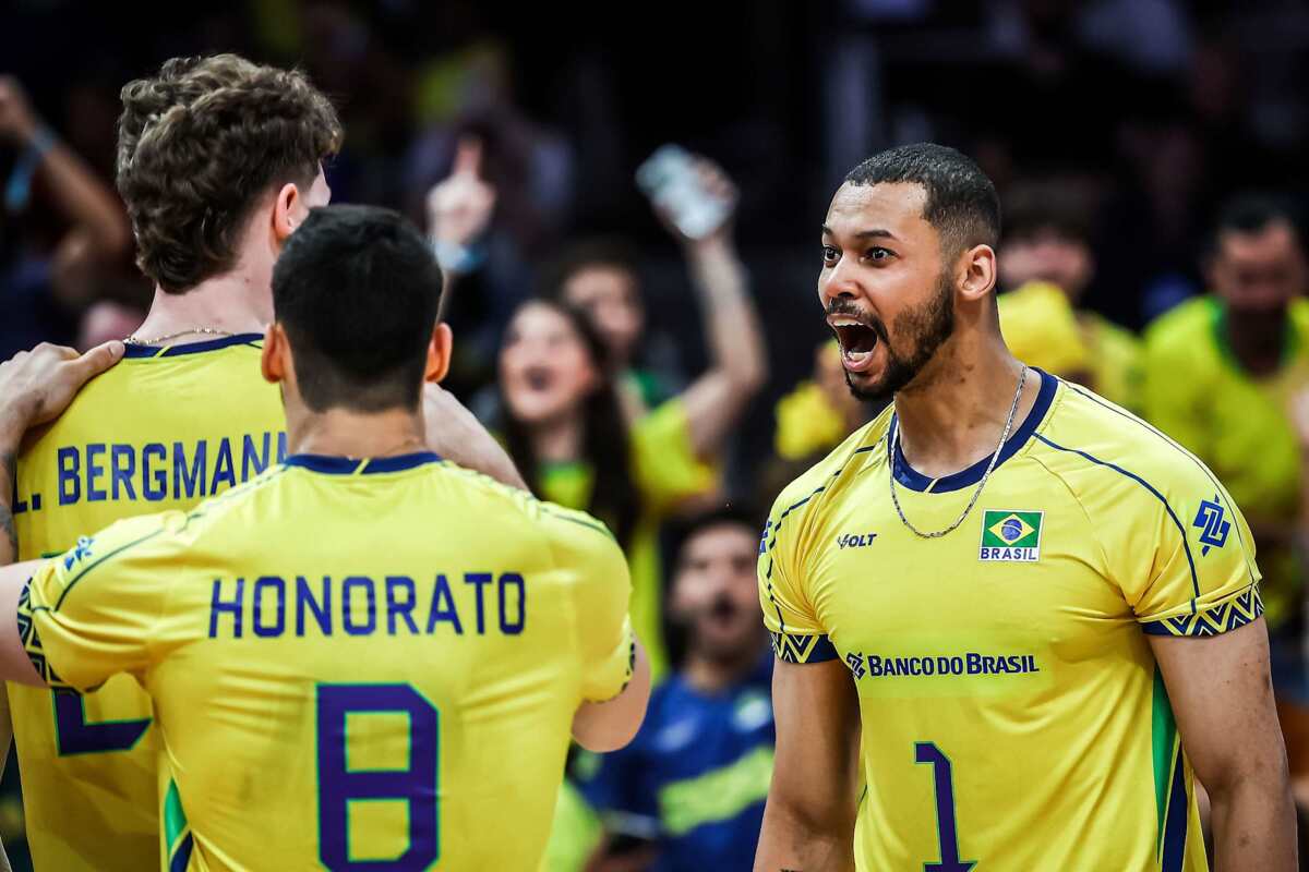 volleybalworld Напряженно. Сборная Украины по волейболу сыграла с Бразилией в Лиге наций