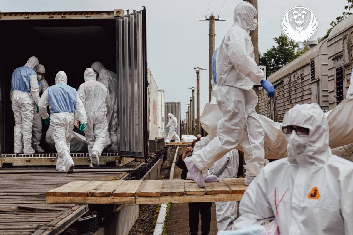 Россия намеренно искажает тела украинских защитников и подбрасывает своих/Фото: КШППВ Смешанные останки и фрагменты тел: рф цинично усложняет идентификацию погибших украинцев