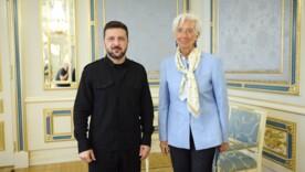 ЕЦБ поддерживает Украину: Лагард и Зеленский обсудили восстановление и евроинтеграцию/Фото: Офис президента Надежда на миллиарды из замороженных активов и кредит на $50 млрд: Зеленский встретился с главой ЕЦБ