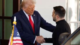 Про що говорили президенти України та США на саміті НАТО — деталі від Зеленського/Фото: Chip Somodevilla/Getty Images Про що говорили президенти України та США на саміті НАТО — деталі від Зеленського