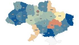 Карта покарань: де в Україні найбільше штрафують за порушення військового обліку / Фото: Опендатабот Карта покарань: де в Україні найбільше штрафують за порушення військового обліку