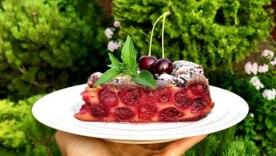 Сезон Вишень? Спробуйте легкий і ароматний клафуті, що розтане в роті/Фото: кадр з відео Blonde’s bread Французька класика без зусиль: готуємо неймовірний вишневий клафуті