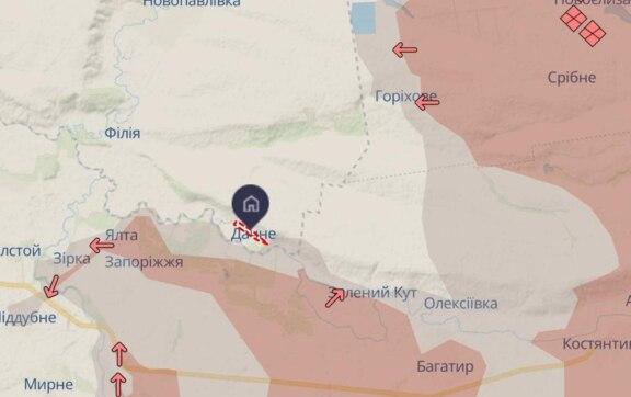 ISW фіксує просування РФ у Дачному, Генштаб мовчить: ситуація на межі Дніпропетровщини / Фото: DeepState map ISW фіксує просування РФ у Дачному, Генштаб мовчить: ситуація на межі Дніпропетровщини