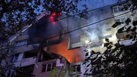 Двоє загиблих, 17 постраждалих: наслідки обстрілів Полтави та Одеси / Фото: ДСНС України Двоє загиблих, 17 постраждалих: наслідки обстрілів Полтави та Одеси / Фото: ДСНС України