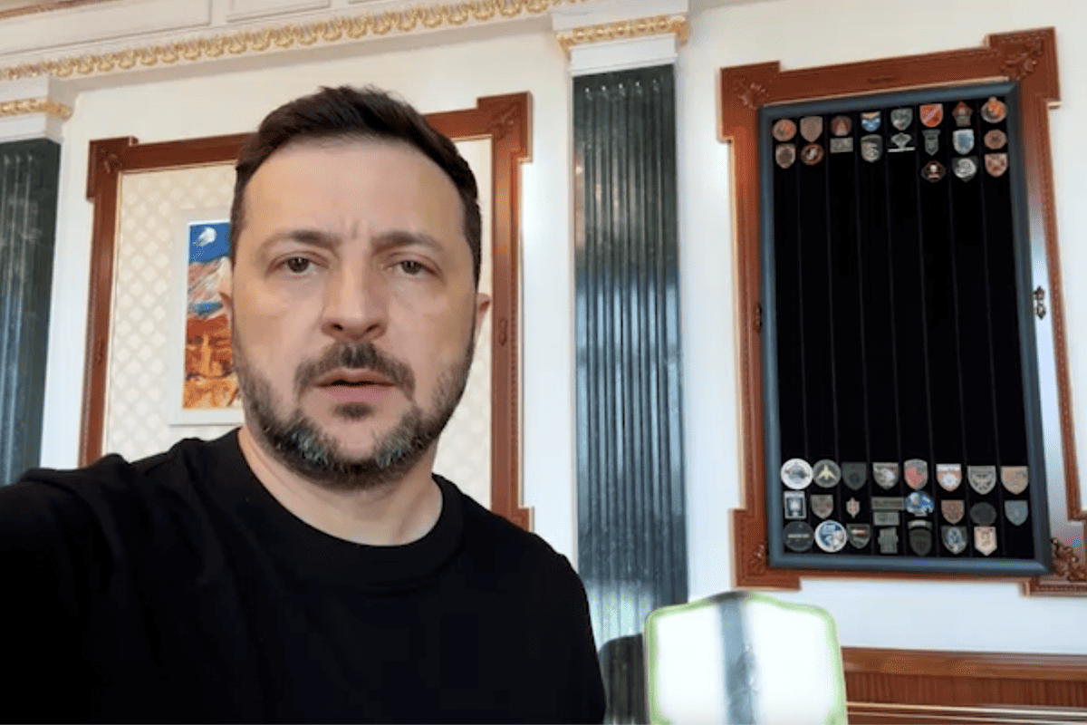Четкая задача — больше дронов и операторов: Зеленский о борьбе с российскими атаками/Фото: кадр из обращения Владимира Зеленского Четкая задача — больше дронов и операторов: Зеленский о борьбе с российскими атаками
