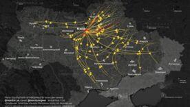 Нічна атака на Київ: з'явилась карта траєкторій ракет і дронів 4 липня, скільки збито? / Фото: ТГ "ППО Радар" Нічна атака на Київ: з'явилась карта траєкторій ракет і дронів 4 липня, скільки збито?