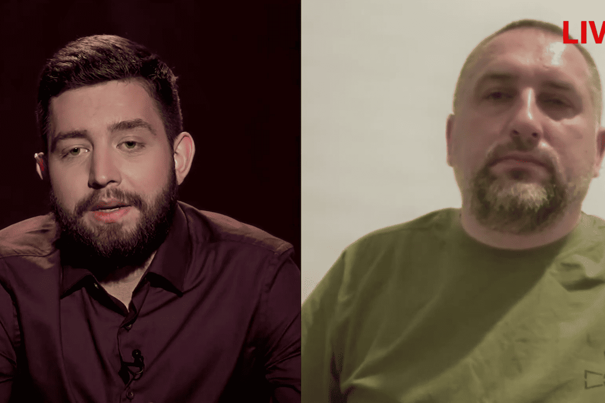 ТЦК змінюють формат роботи/Фото: кадр з ефіру ГОВОРИТЬ ВЕЛИКИЙ ЛЬВІВ Загроза з повітря: ТЦК переходять на дистанційну роботу та розосереджують персонал