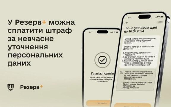 Штраф 8500 грн замість 17000: як Резерв+ допомагає уникнути подвоєння суми