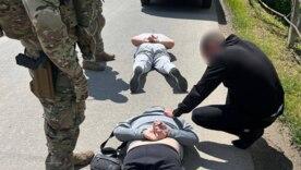 Фото з місць затримання причетних / Фото: Національна поліція України Фото з місць затримання причетних / Фото: Національна поліція України