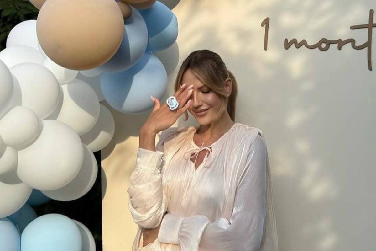 Нікітюк поділилася фото з першого свята сина / Фото: instagram.com/lesia_nikituk Нікітюк поділилася фото з першого свята сина