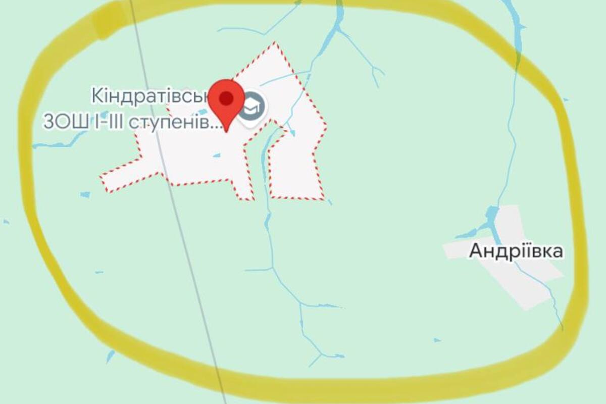 Защитники освободили Кондратовку на Сумщине, однако враг продвигается. Фото: DeepState освобождение кондратовки