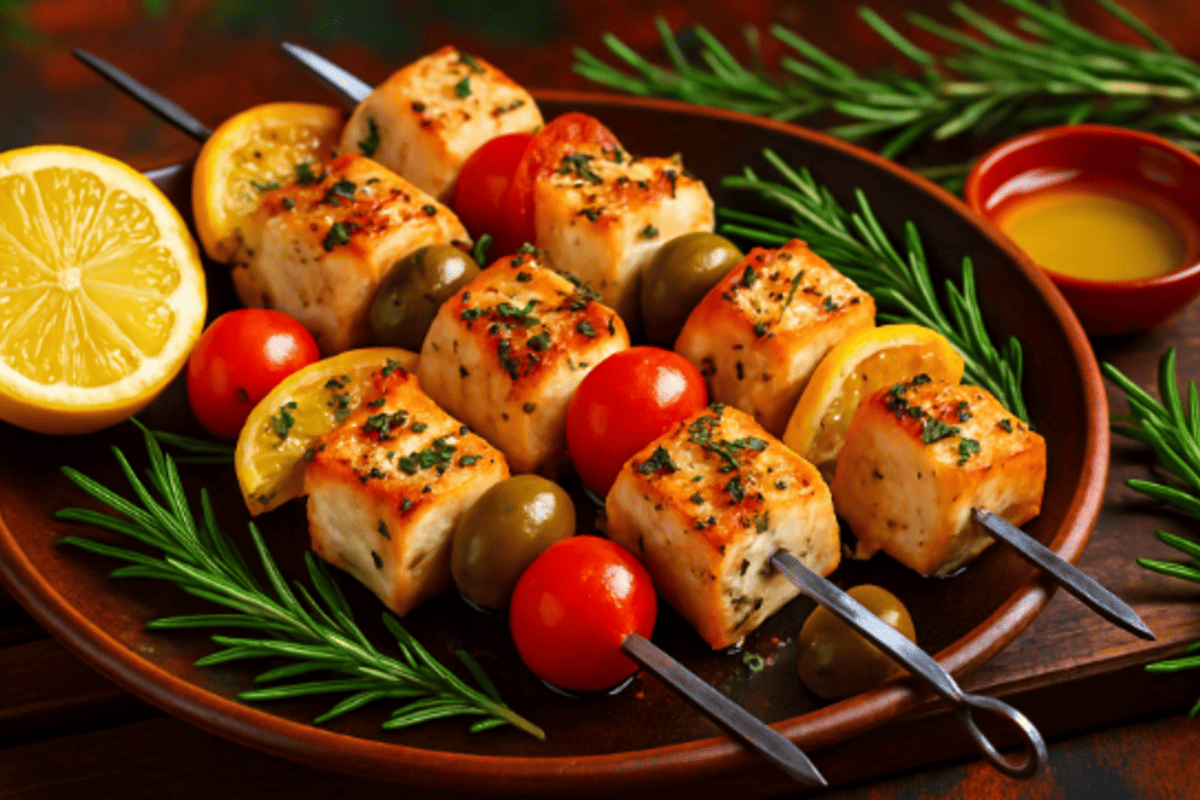 Шашлык из рыбы с лимоном и зеленью: когда хочется легкости и вкуса Шашлык из рыбы с лимоном и зеленью: когда хочется легкости и вкуса