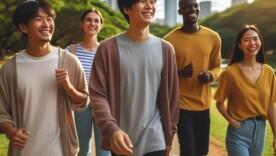 Japanese walking trend Japanese walking trend