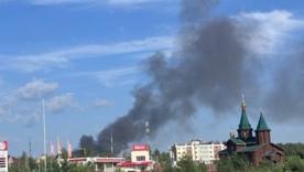 Пожежа в російському навчальному центрі: горів об'єкт у Кстово/Фото: соцмережі Російські інженери з вогником: у Кстово палає військовий навчальний центр
