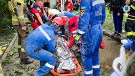 Украинский Красный Крест оказывает помощь пострадавшим после атаки на Киев Украинский Красный Крест оказывает помощь пострадавшим после атаки на Киев