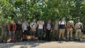 Пограничники Подольского отряда остановили группу из девяти мужчин Фото: ГПСУ уклонисты схема