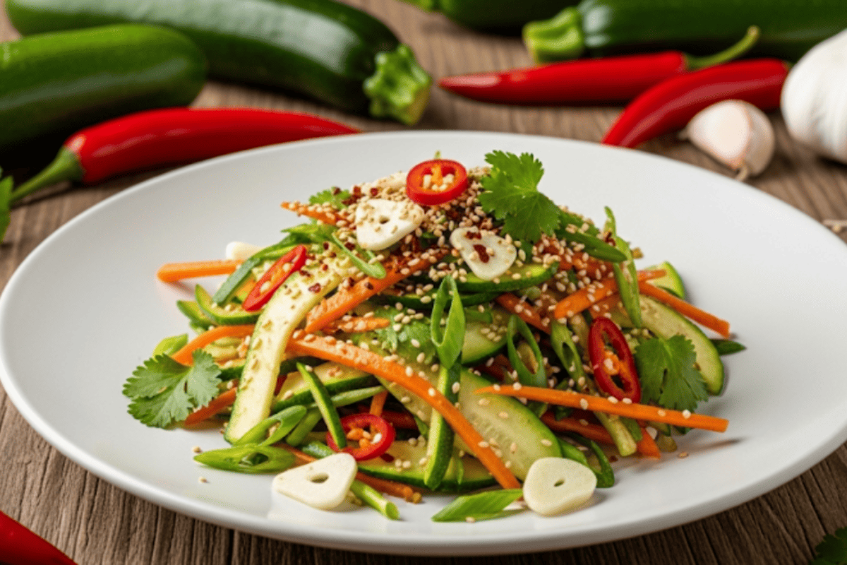 Кабачки по-корейски: пикантная сезонная закуска, которая покорит сердце любителей острого