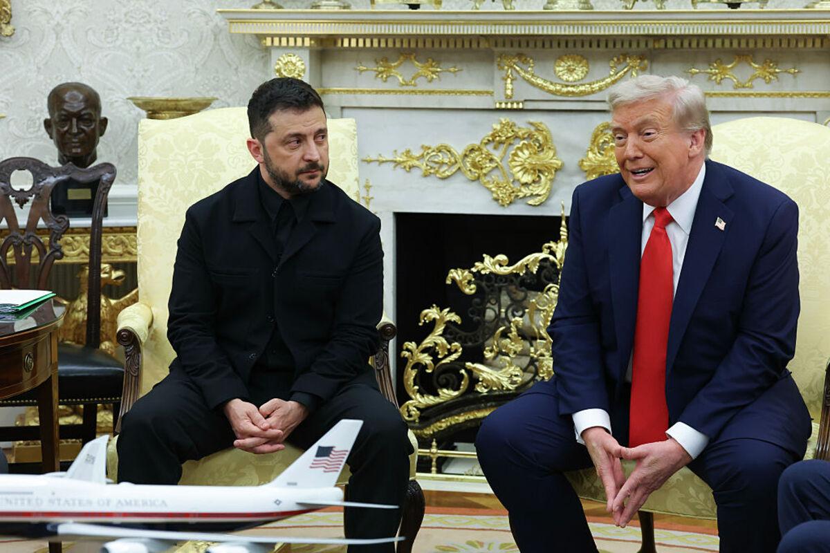 Встреча Трампа и Зеленского: президент США традиционно не избегает громких заявлений/Фото: Anna Moneymaker/Getty Images Встреча Трампа и Зеленского: президент США традиционно не избегает громких заявлений