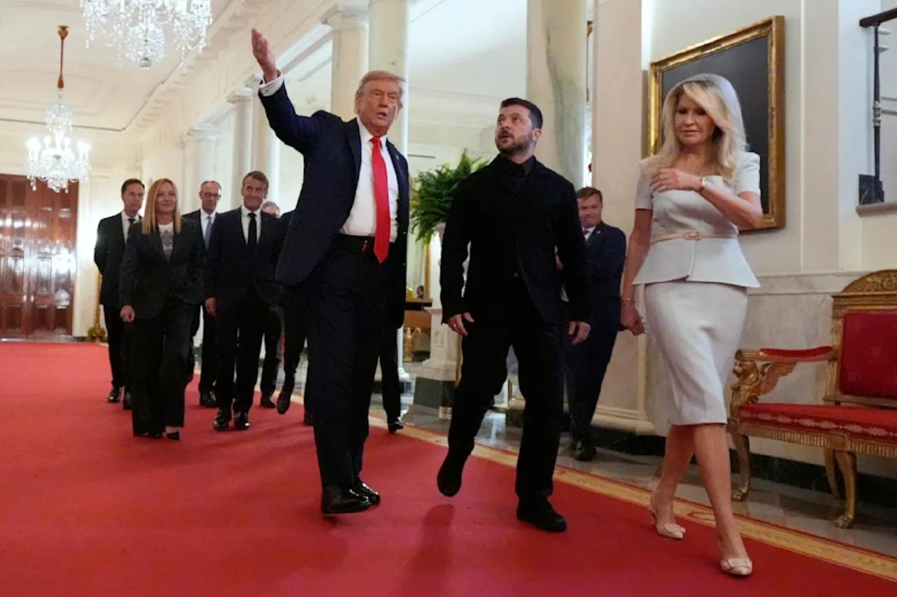 Трамп особисто провів для Зеленського та європейських лідерів екскурсію Білим домом
