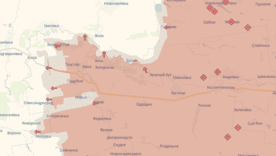 Враг продвинулся возле пяти населенных пунктов на линии фронта/Фото: карта DeepState Враг продвинулся возле трёх населённых пунктов в Днепропетровской области – DeepState