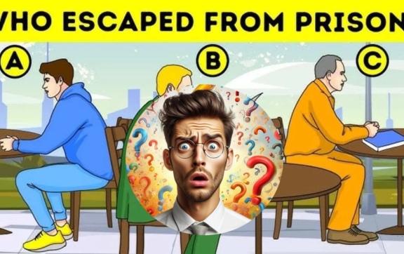 Тест на спостережливість: хто з цих трьох чоловіків втік із в'язниці
