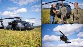 Вертолет Black Hawk, на который собирали средства чешские активисты, уже в Украине Вертолет Black Hawk, на который собирали средства чешские активисты, уже в Украине