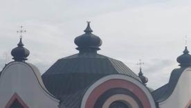 в Легнице срезали крест с купола Украинской Греко-Католической церкви Успения Пресвятой Богородицы