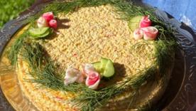 Вафельный торт по-новому: закуска, которая впечатляет