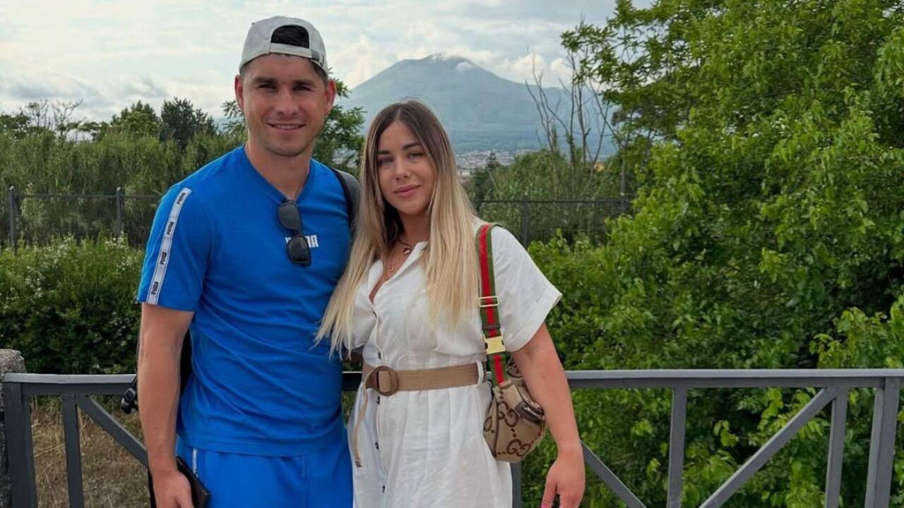 Руслан Малиновский со своей женой Роксаной