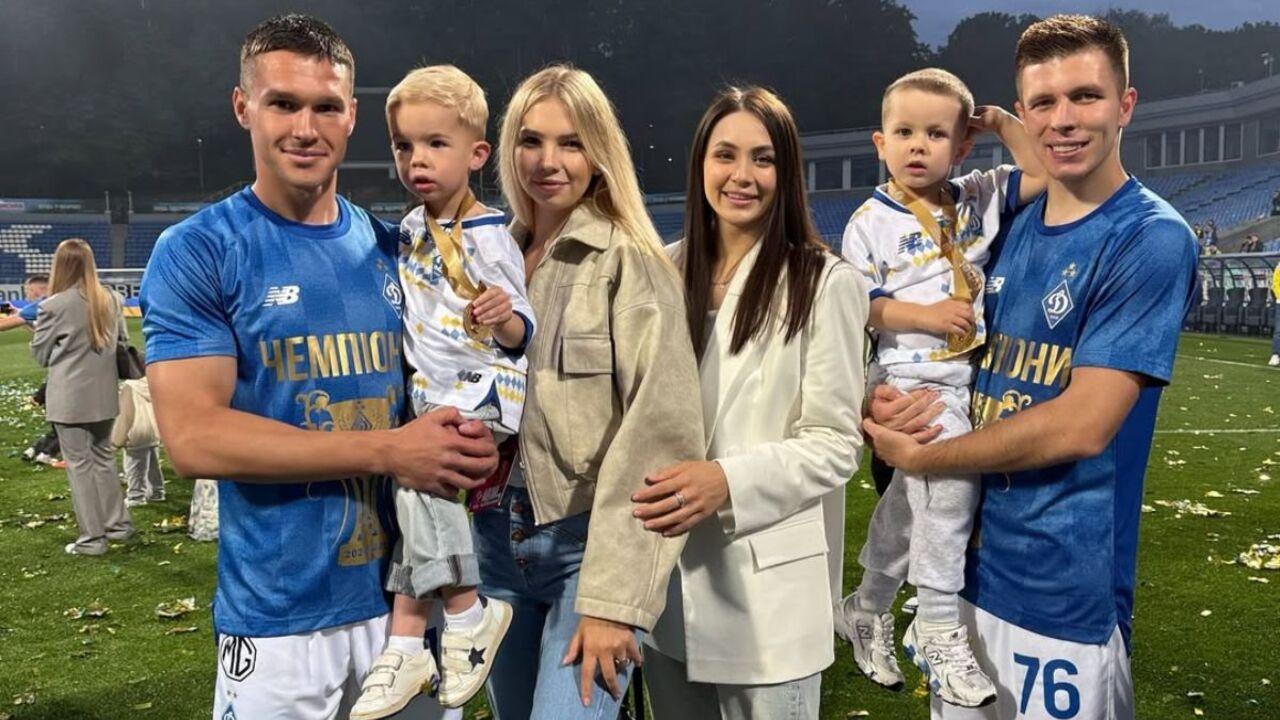 Родини Тимчиків та Піхальонків на церемонії нагородження Динамо Київ