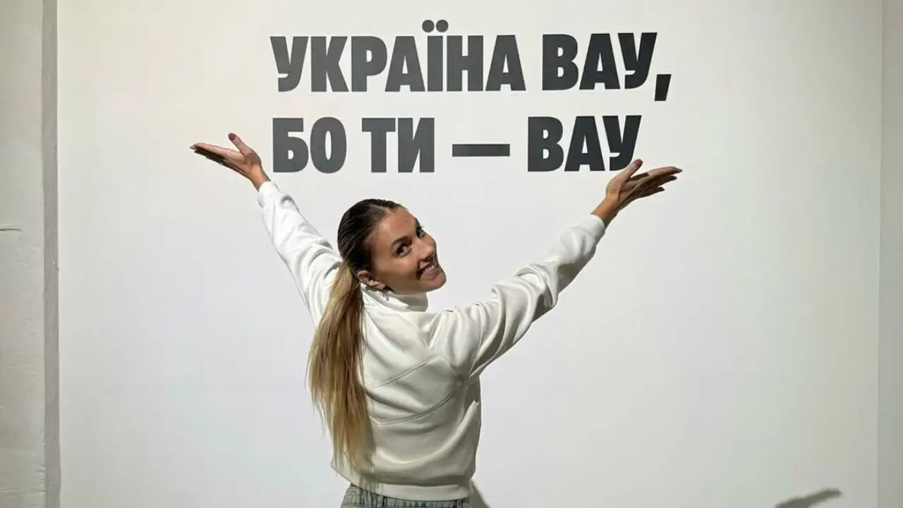 Ольга Харлан на выставке Ukraine WOW