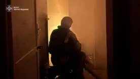 Наслідки атаки Чернігівщини/Фото: ДСНС