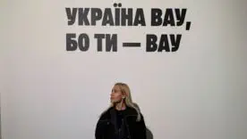 Даша Квіткова на виставці