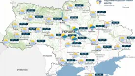 Вночі 23 жовтня у східних областях заморозки в повітрі 0-3°, інформує УкрГМЦ