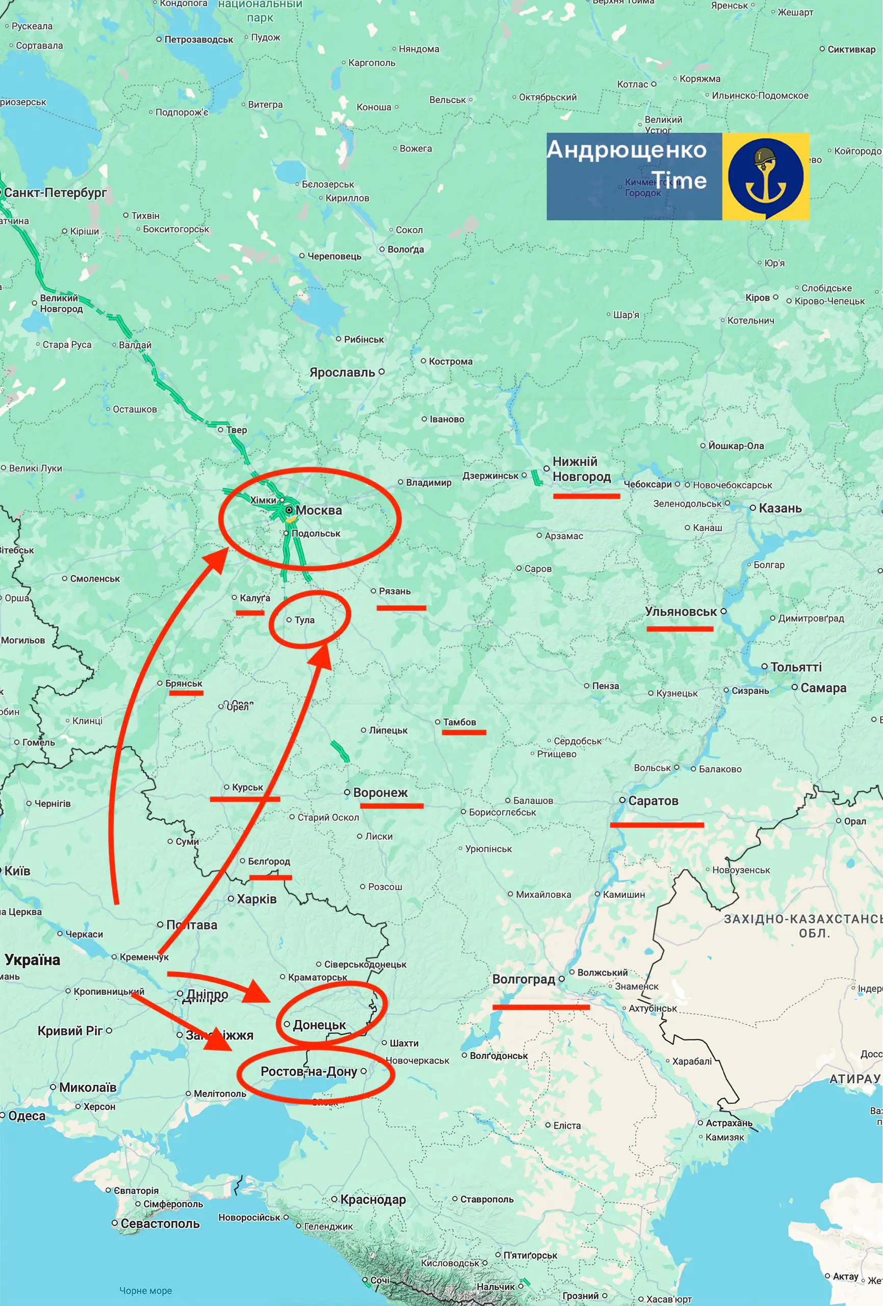 Хроники ночи — атаки БПЛА/Фото: Петр Андрющенко