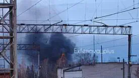 В Московской области горит Серпуховская нефтебаза/Фото: Exilenova+