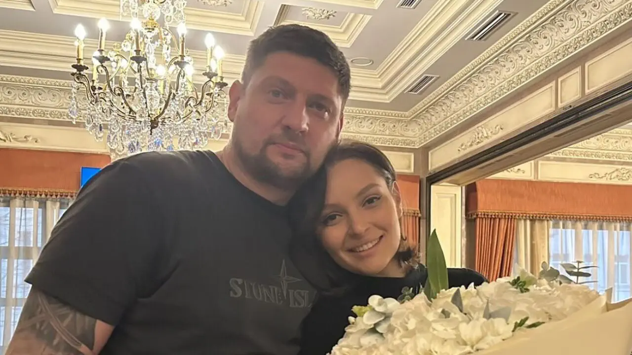 Євген Селезньов з дружиною