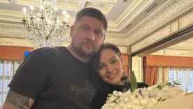Євген Селезньов з дружиною