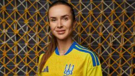 Еліна Світоліна у новій джерсі футбольної збірної України